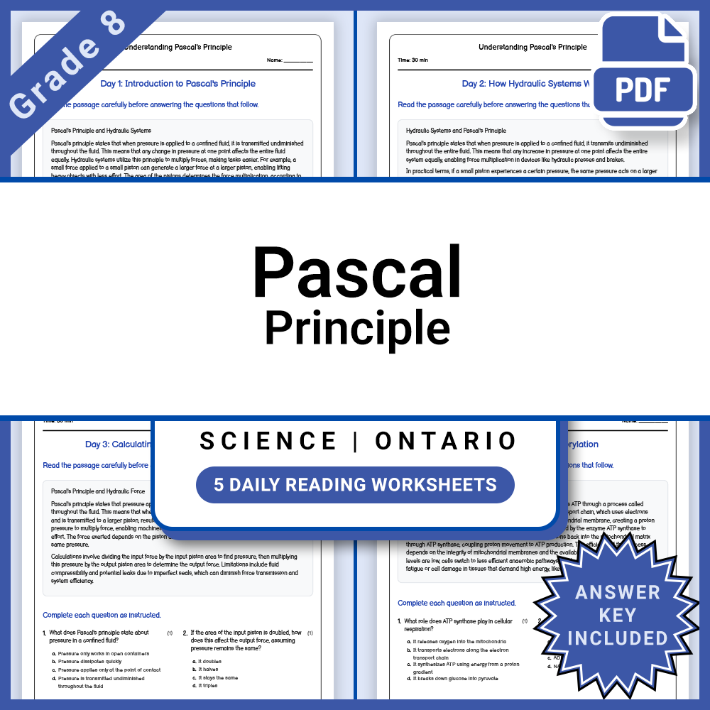 Grade 8 Science Full Year Curriculum Bundle | Water Systems & Energy — included worksheet 10