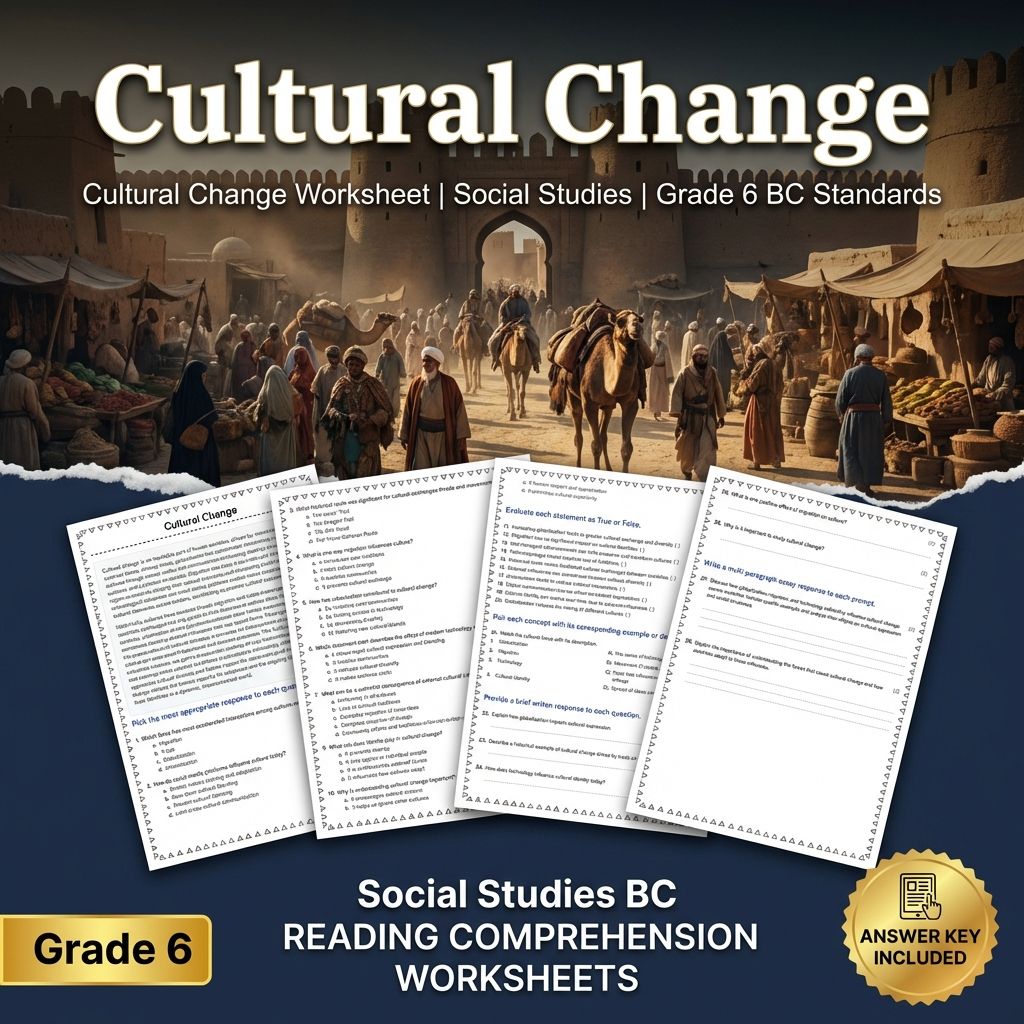Grade 6 Social Studies Worksheet Bundle – BC Standards & Human-Environment Focus — included worksheet 7