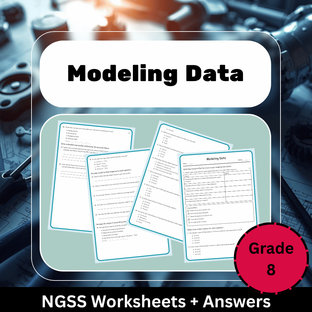 Grade 8 Science Worksheet Bundle | Cells, Climate, Evolution & Energy NGSS — included worksheet 13