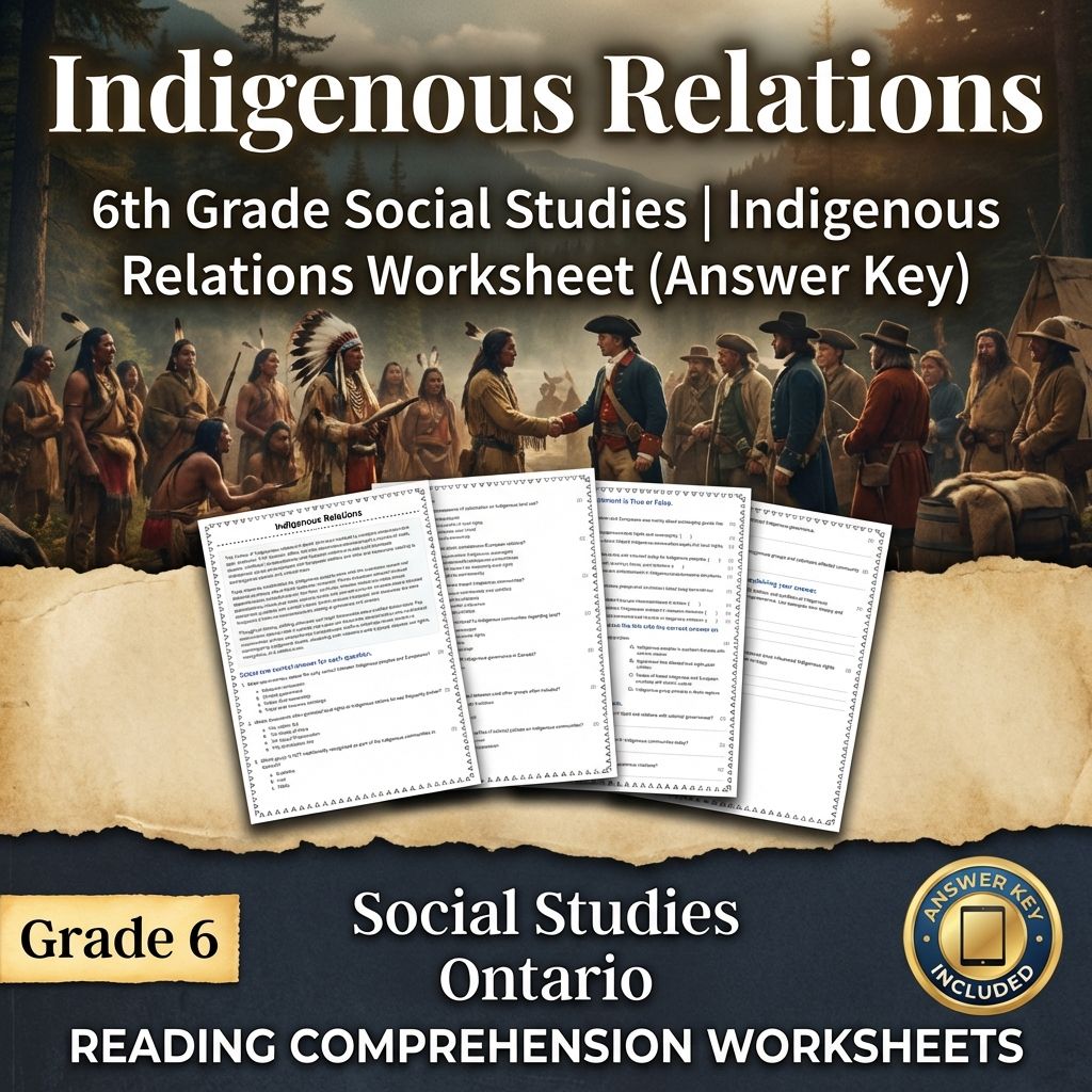 Grade 6 Social Studies Bundle | Geography, Resources & Cultural Perspectives — included worksheet 6
