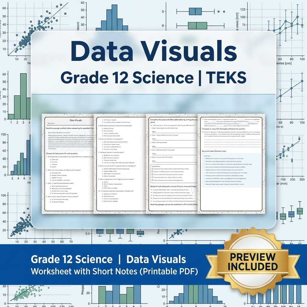 Grade 12 Science Workbook Bundle – Environmental, Genetics, Space & More — included worksheet 16