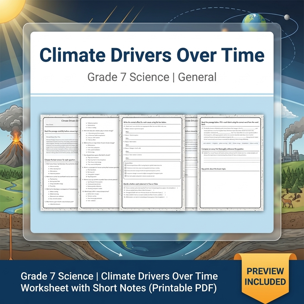 Grade 7 Science Data, Models, and Systems Full-Year Bundle | General Framework — included worksheet 11