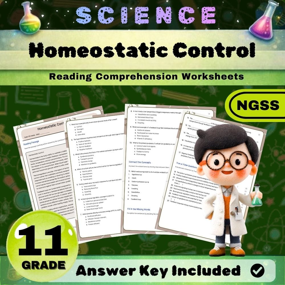 Grade 11 Life Science Biology Lesson Bundle (NGSS) | SCIENCE NGSS — included worksheet 2