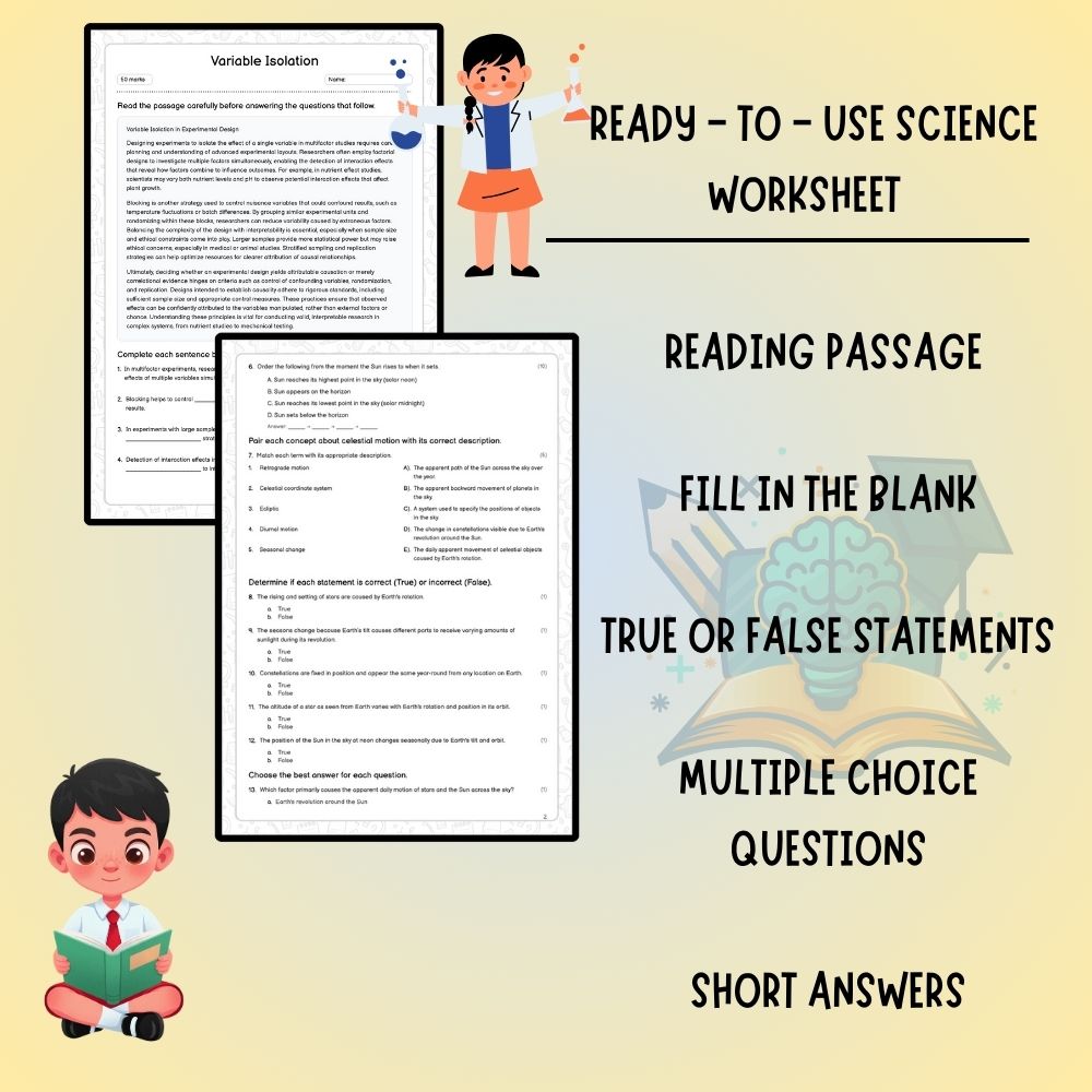 Grade 10 Science worksheet worksheet — Grade 10 Science | Variable Isolation Worksheet (Ontario Standards) (PDF) — page 2