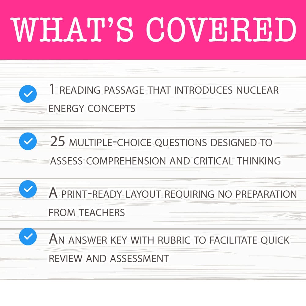 Grade 12 Science worksheet mcq paper worksheet — Grade 12 Science — Worksheet MCQ Paper for Mastering Nuclear Energy — page 2