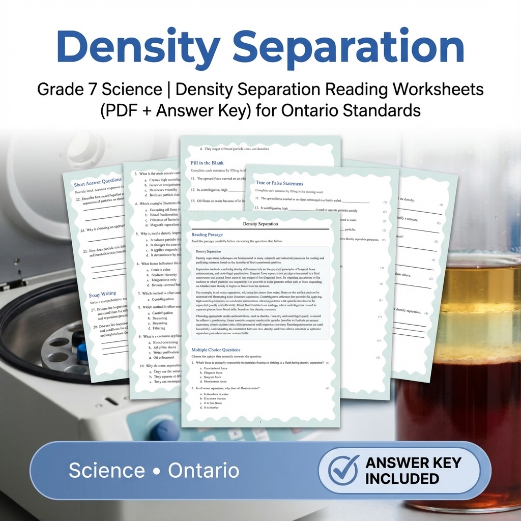Grade 7 Science Bundle – Standards-Aligned Activities for Inquiry & Data Skills — included worksheet 20