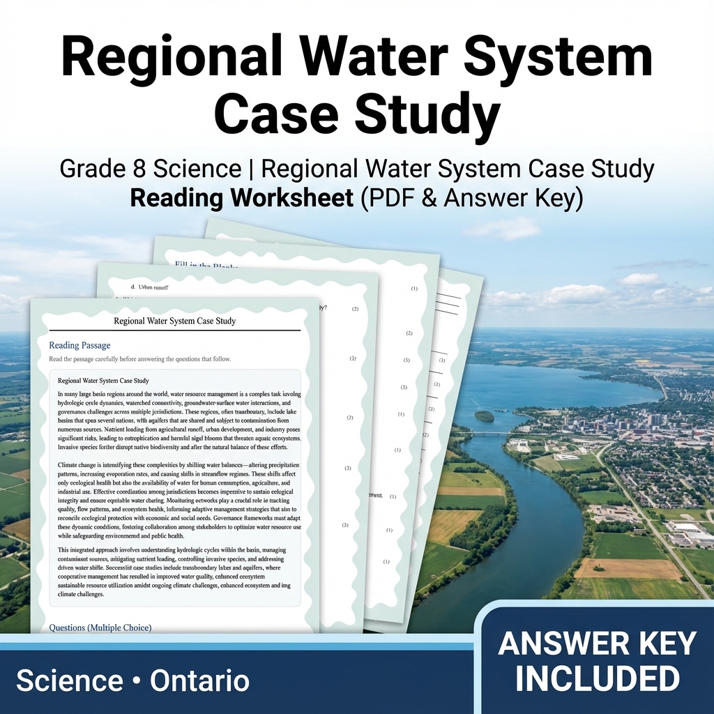 Grade 8 Science Worksheets Bundle | Biology, Physics & Earth Science Resources — included worksheet 17
