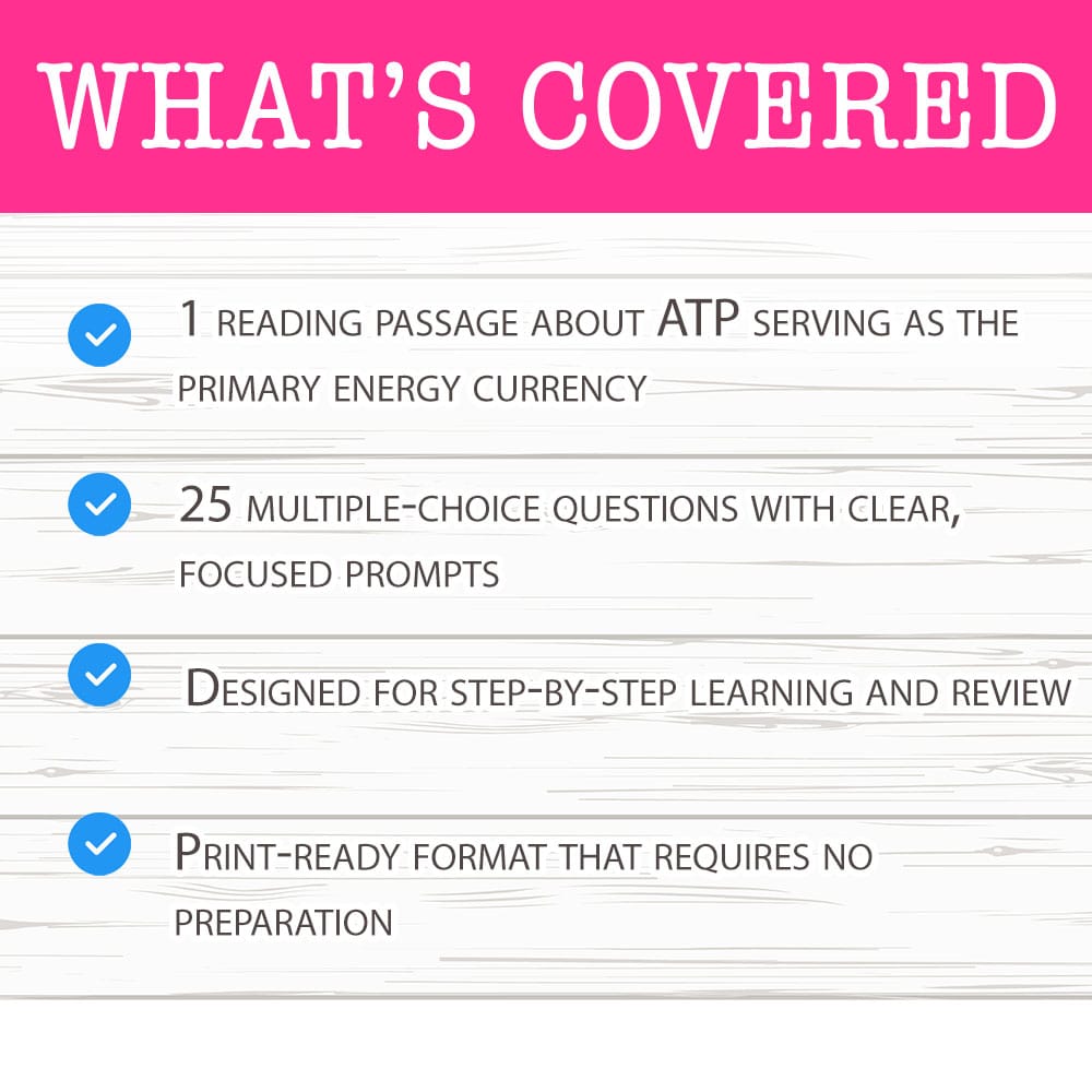 Grade 10 Science worksheet mcq paper worksheet — Grade 10 Science — Worksheet MCQ Paper for Mastering Energy Currency — pa…