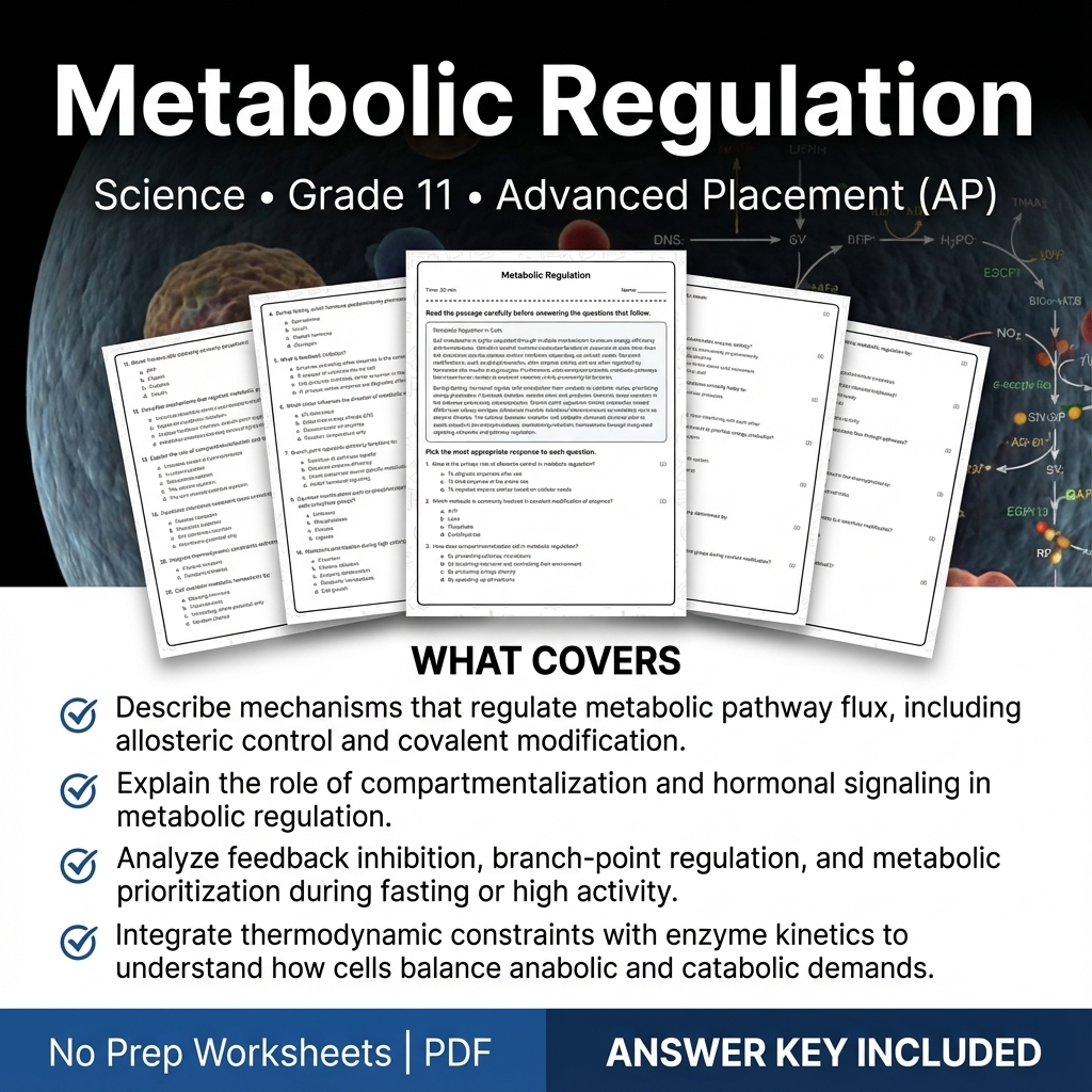 Grade 11 Science Worksheet Bundle | Earth's Systems, Chemistry & Physics — included worksheet 16