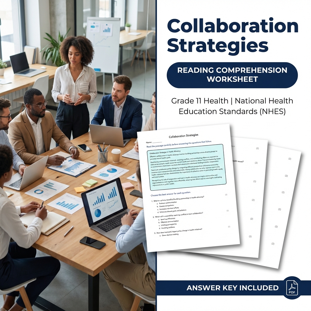 Grade 11 Health | Advocacy for Health Unit Bundle – NHES Standards Aligned — included worksheet 2
