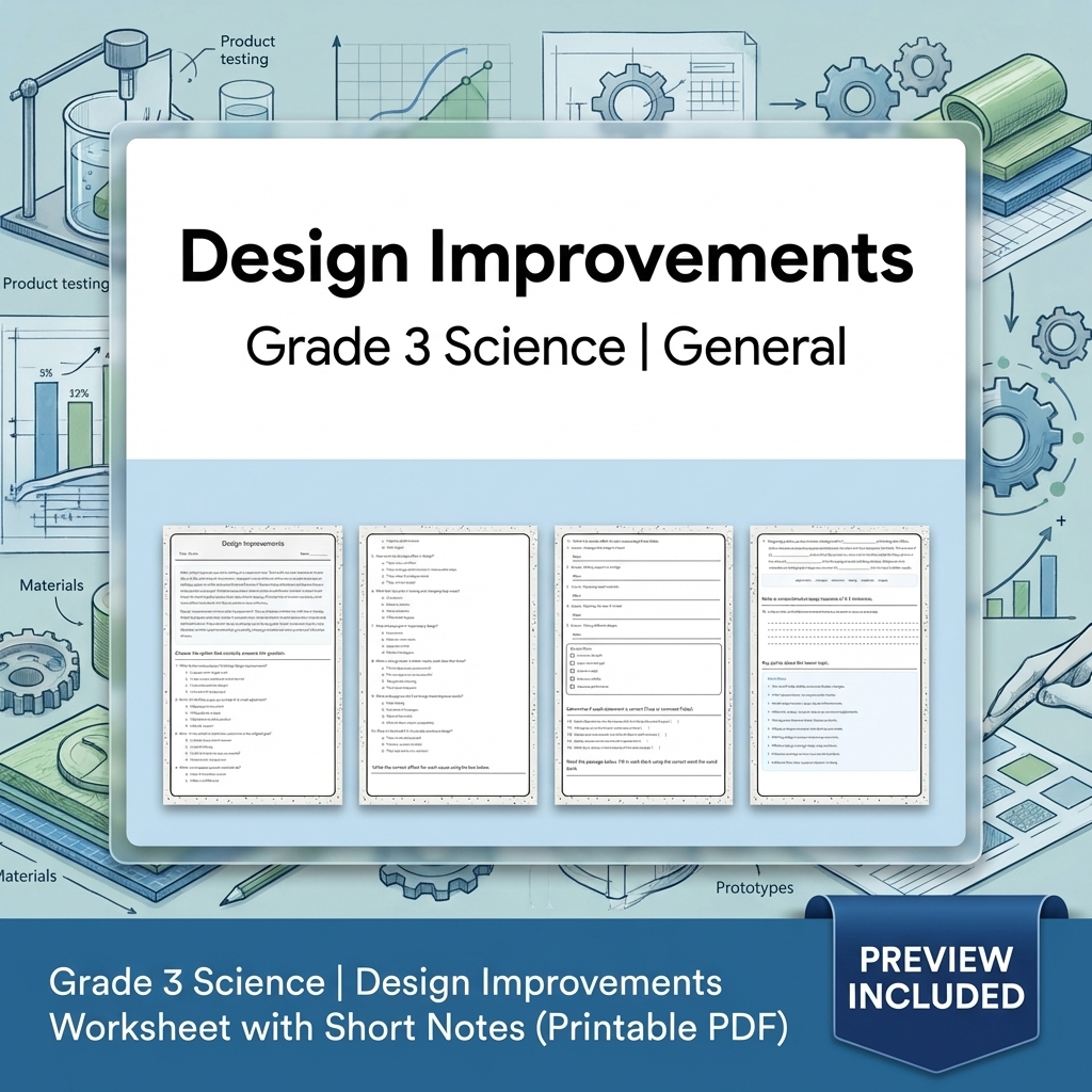 Grade 3 Science Full Year Bundle | Comprehensive Curriculum Resources — included worksheet 14