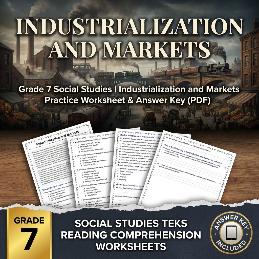 Grade 7 Social Studies Bundle | Reformation, Renaissance & Global Trade — included worksheet 9