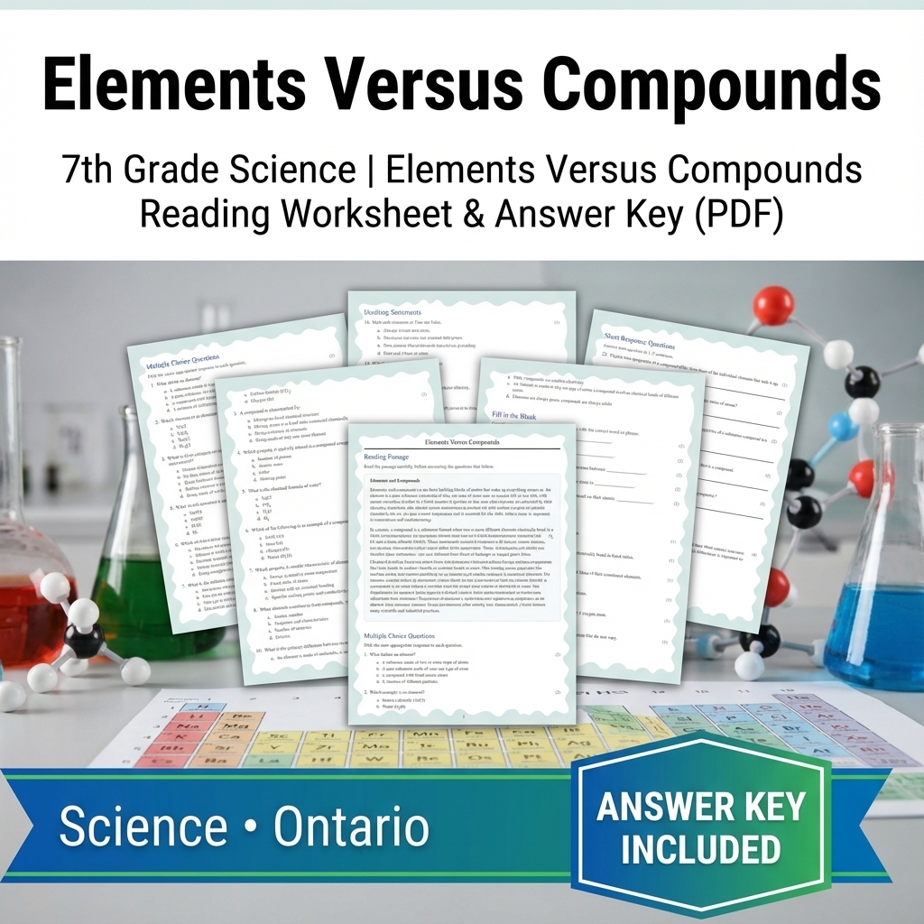 Grade 7 Science Bundle – Standards-Aligned Activities for Inquiry & Data Skills — included worksheet 27