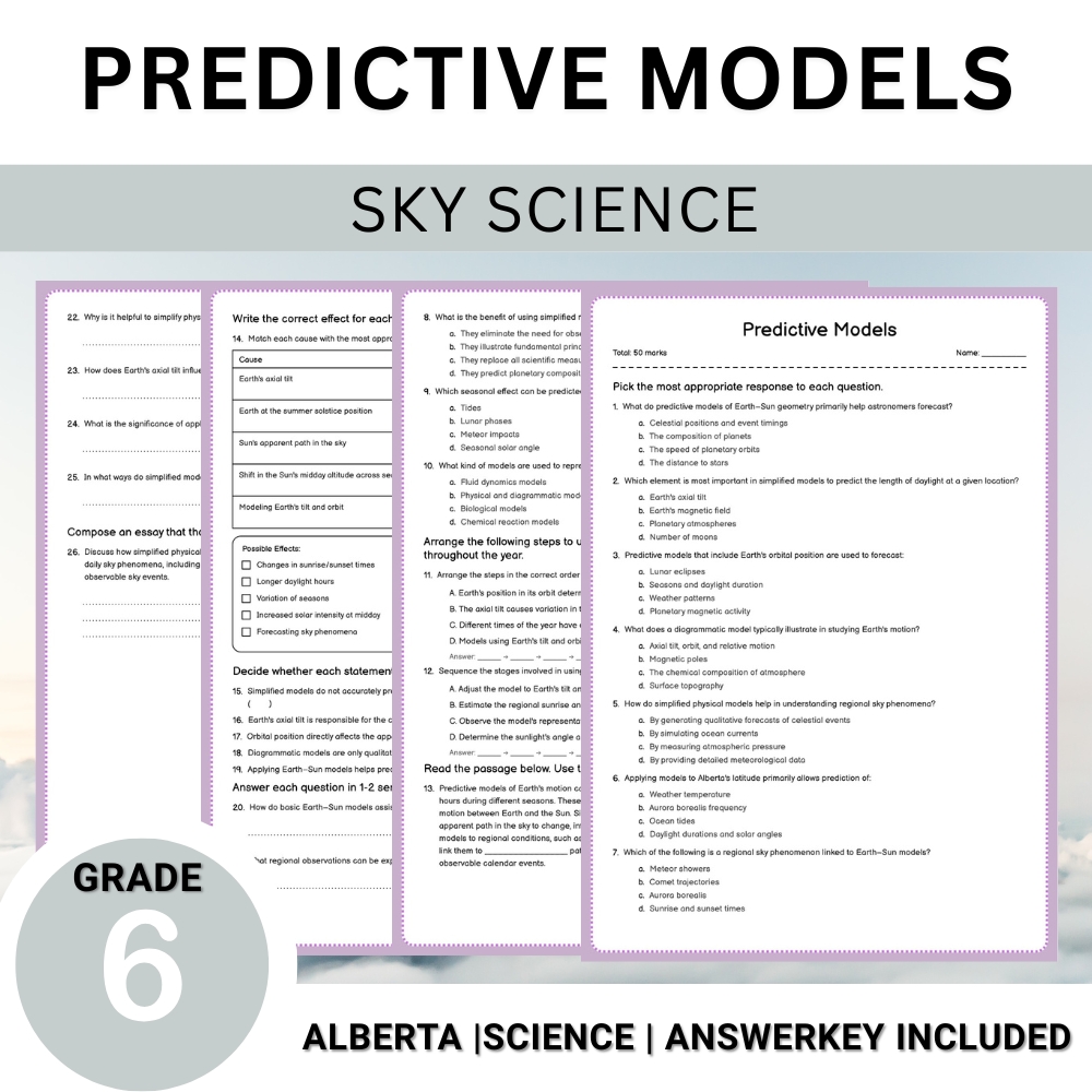 Grade 6 Science Worksheet Bundle – Comprehensive Assessment & Practice Pack — included worksheet 15