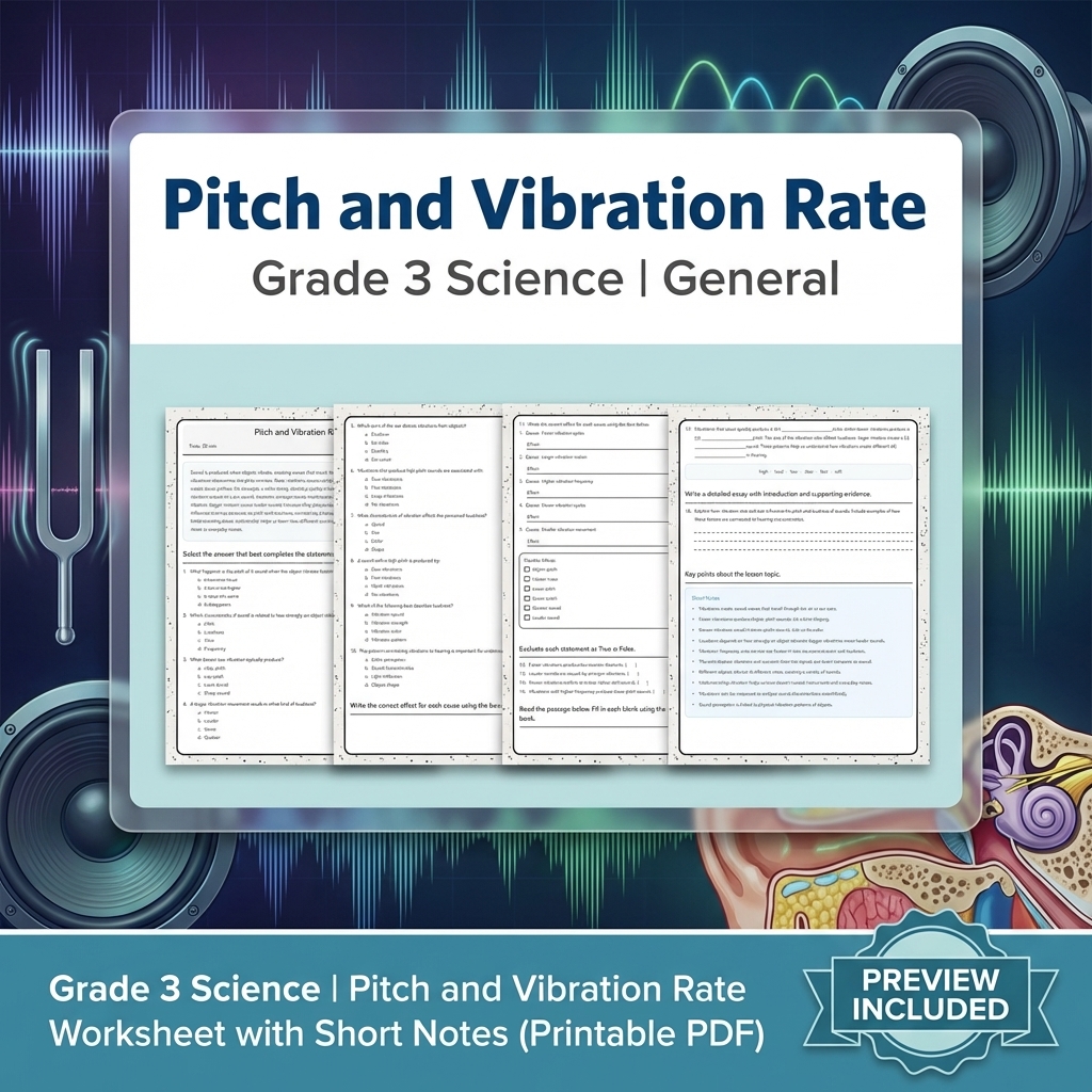 Grade 3 Science Full Year Bundle | Comprehensive Curriculum Resources — included worksheet 15