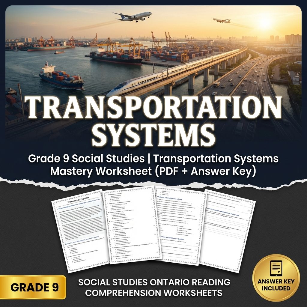 Grade 9 Social Studies | Community, Environment, & Urban Planning Strategies — included worksheet 11