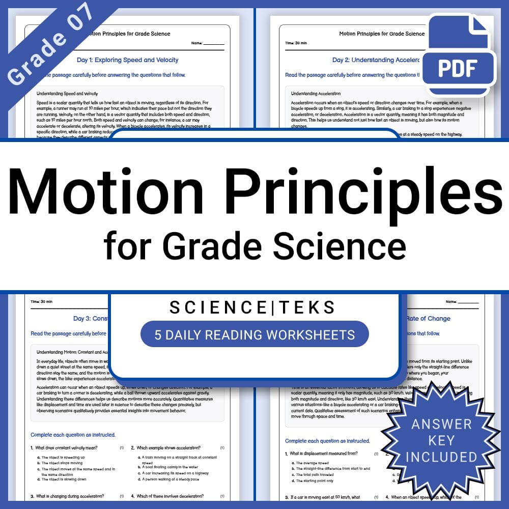 Grade 7 Science Full Year Bundle | TEKS-Aligned Curriculum for Middle School — included worksheet 16