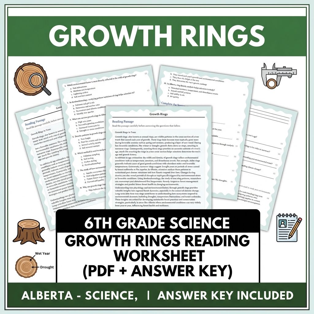 Grade 6 Science Unit Bundle | Ecosystems and Biodiversity (Answer Keys Included) — included worksheet 2