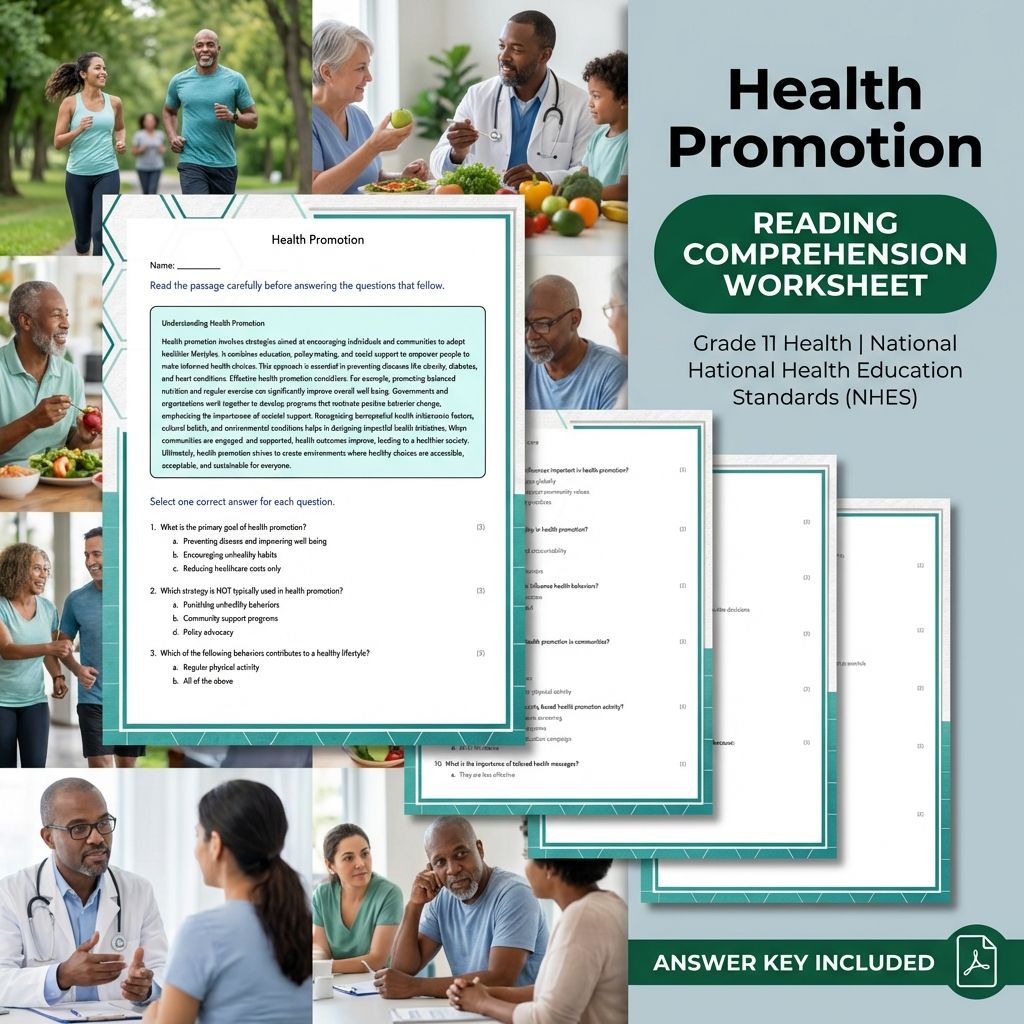 Grade 11 Health Worksheet Bundle – Interpersonal Skills & Advocacy NHES Aligned — included worksheet 17