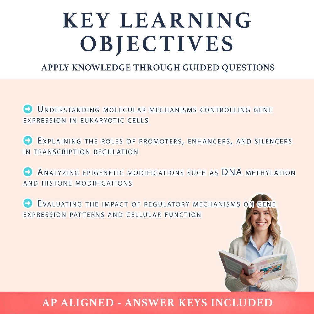 Grade 12 Science worksheet assessment worksheet — Grade 12 Science | Expression Regulation Worksheet (PDF+ Answer Key) — p…