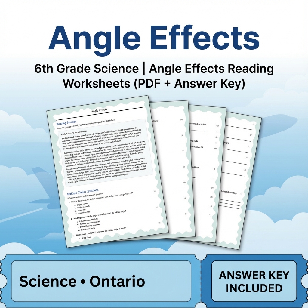 Grade 6 Science – Ecology, Circuits, Astronomy & More (PDF + Answer Key ) — included worksheet 14