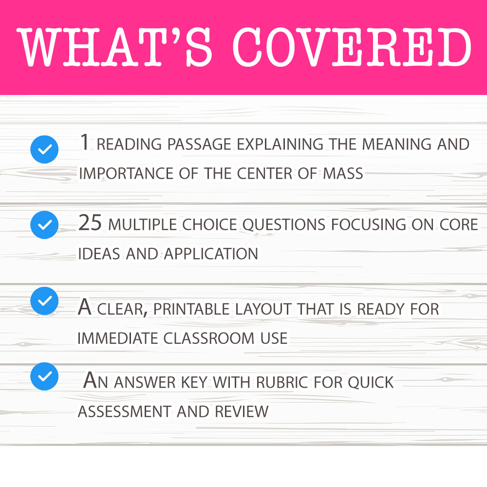 Grade 11 Science worksheet mcq paper worksheet — Grade 11 Science — Center Of Mass Worksheet MCQ Paper for Mastery — page 2