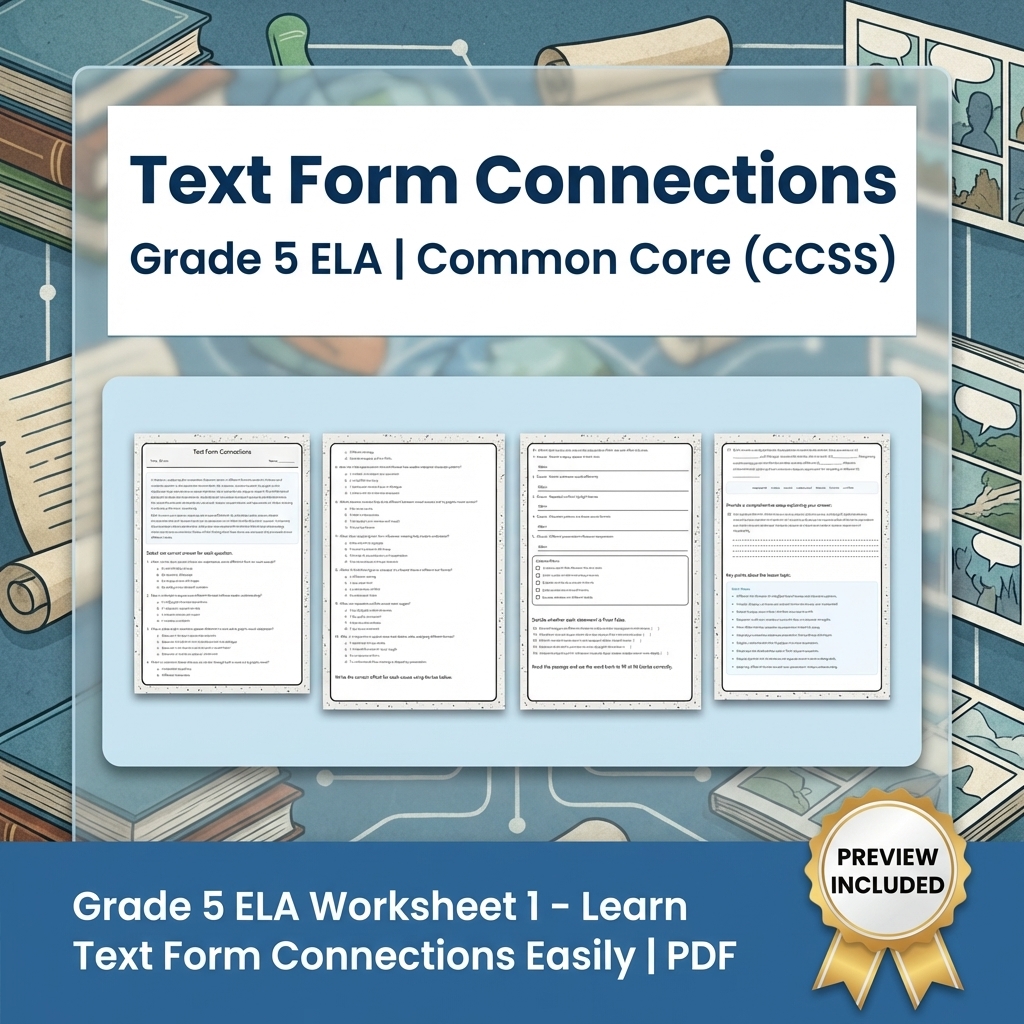 Grade 5 Text Evidence, Writing, and Language ELA Full-Year Bundle — included worksheet 12