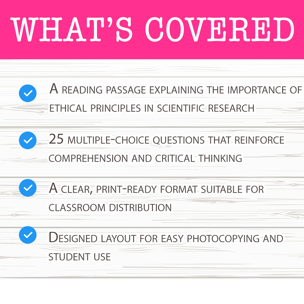 Grade 12 Science worksheet mcq paper worksheet — Grade 12 Science | Ethical Foundations MCQ Worksheet for Mastery — page 2