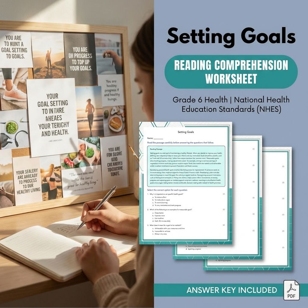 Grade 6 Health | Communication, Decision-Making & Disease Prevention Worksheets Bundle (Answer Key Included) — included worksheet 11