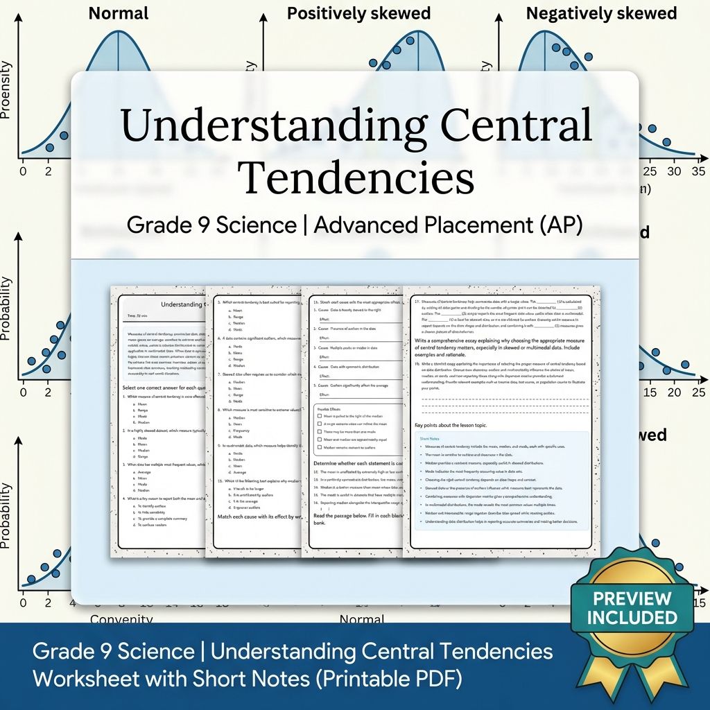 Grade 9 Science | Critical Thinking & Data Analysis Unit Bundle (Worksheets) — included worksheet 6