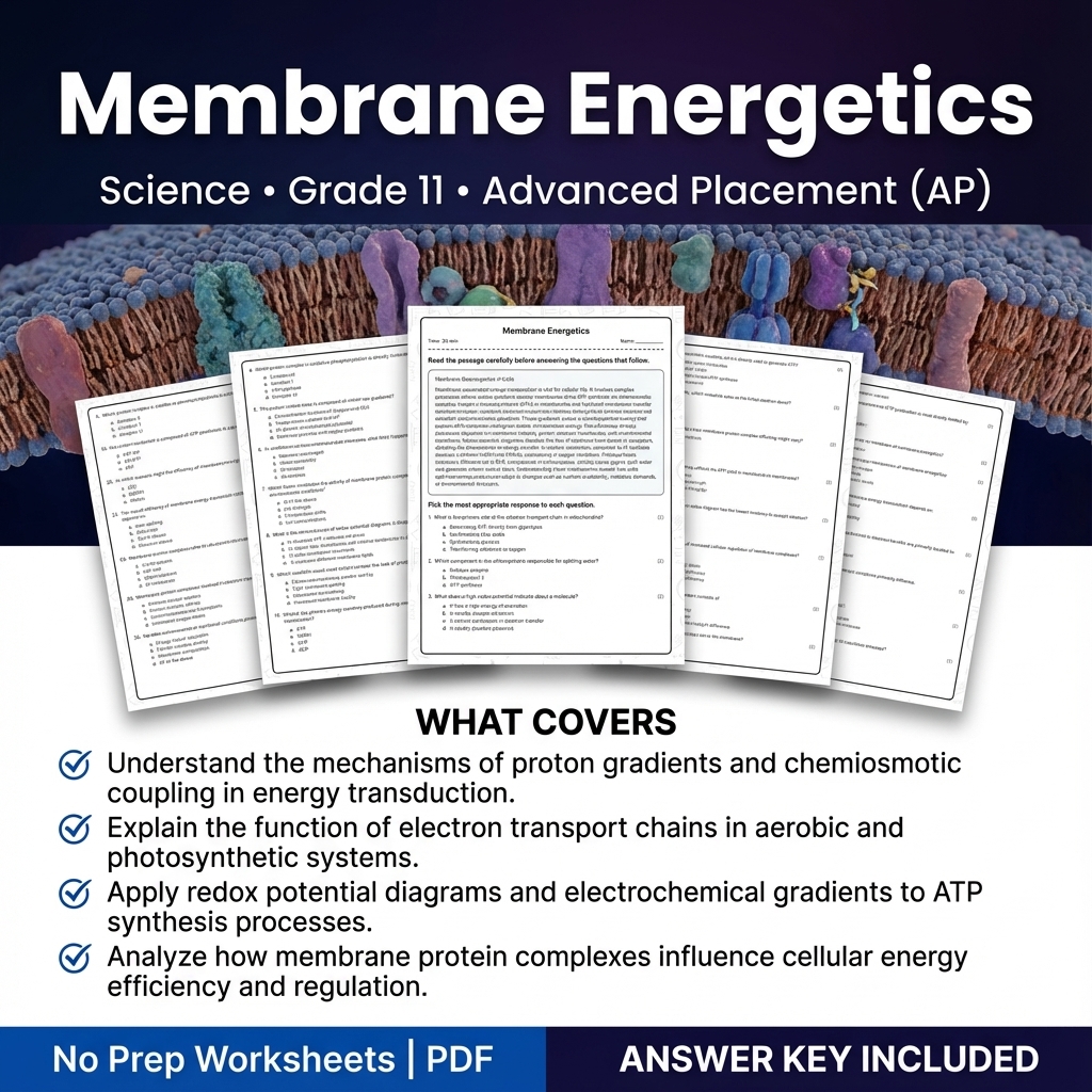 Grade 11 Science Worksheet Bundle | Earth's Systems, Chemistry & Physics — included worksheet 20
