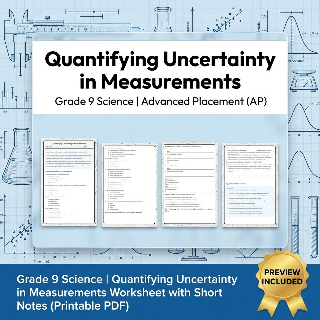 Grade 9 Science | Critical Thinking & Data Analysis Unit Bundle (Worksheets) — included worksheet 7