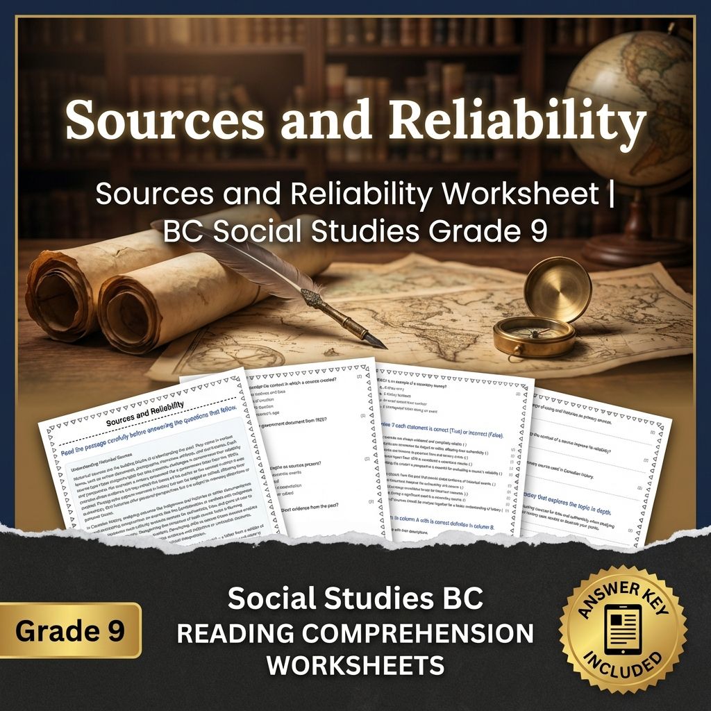Grade 9 Social Studies Bundle | Constructing Historical Narratives  — included worksheet 3