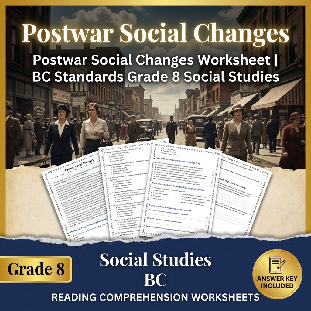 Grade 8 Social Studies | Wartime Pressures & Global Conflict Unit Bundle — included worksheet 6