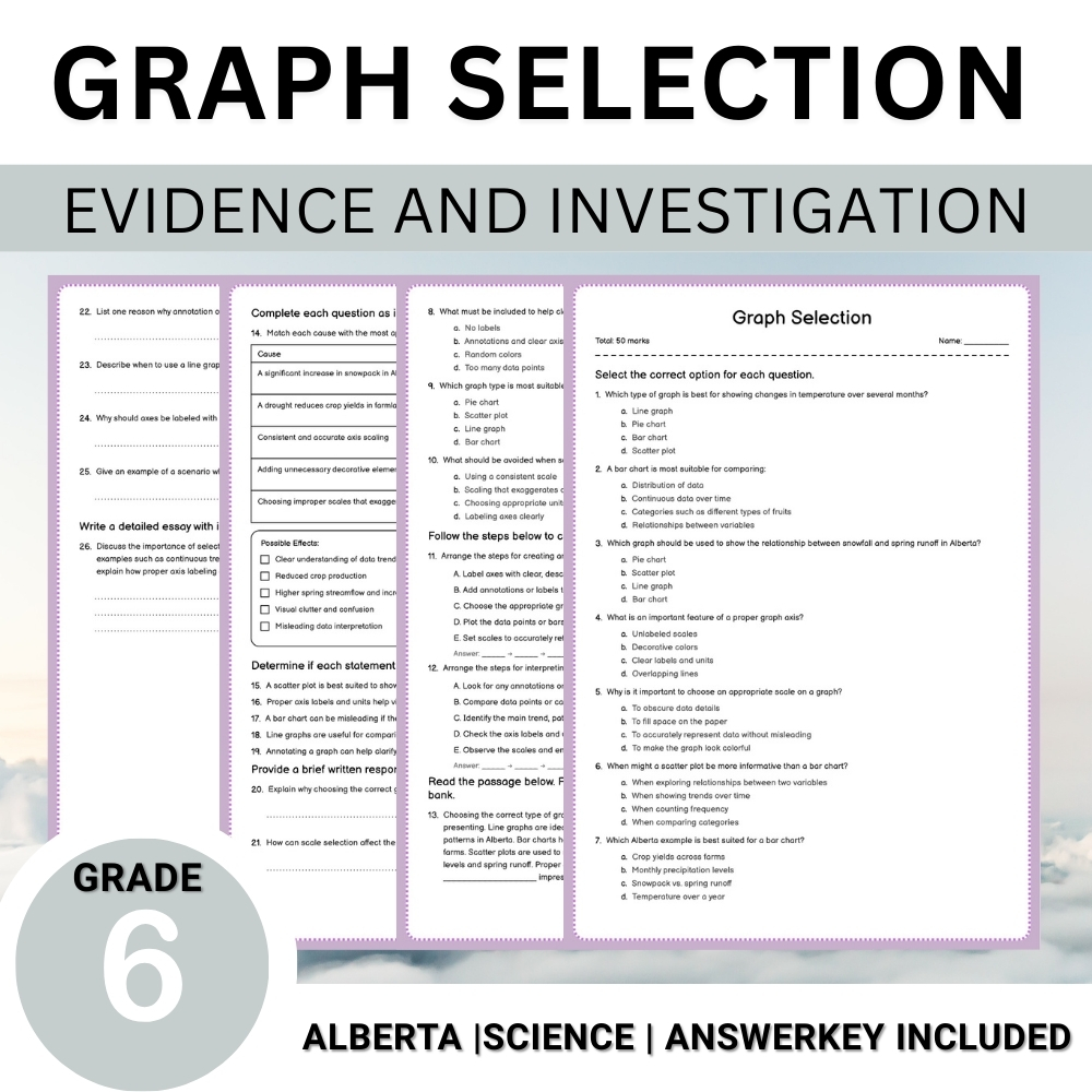 Grade 6 Science Worksheet Bundle – Comprehensive Assessment & Practice Pack — included worksheet 17