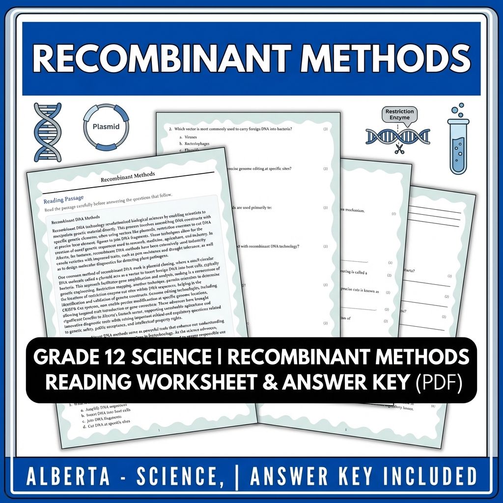Grade 12 Science UNIT Bundle: Molecular Genetics, Evolution & Ecology Activities — included worksheet 1