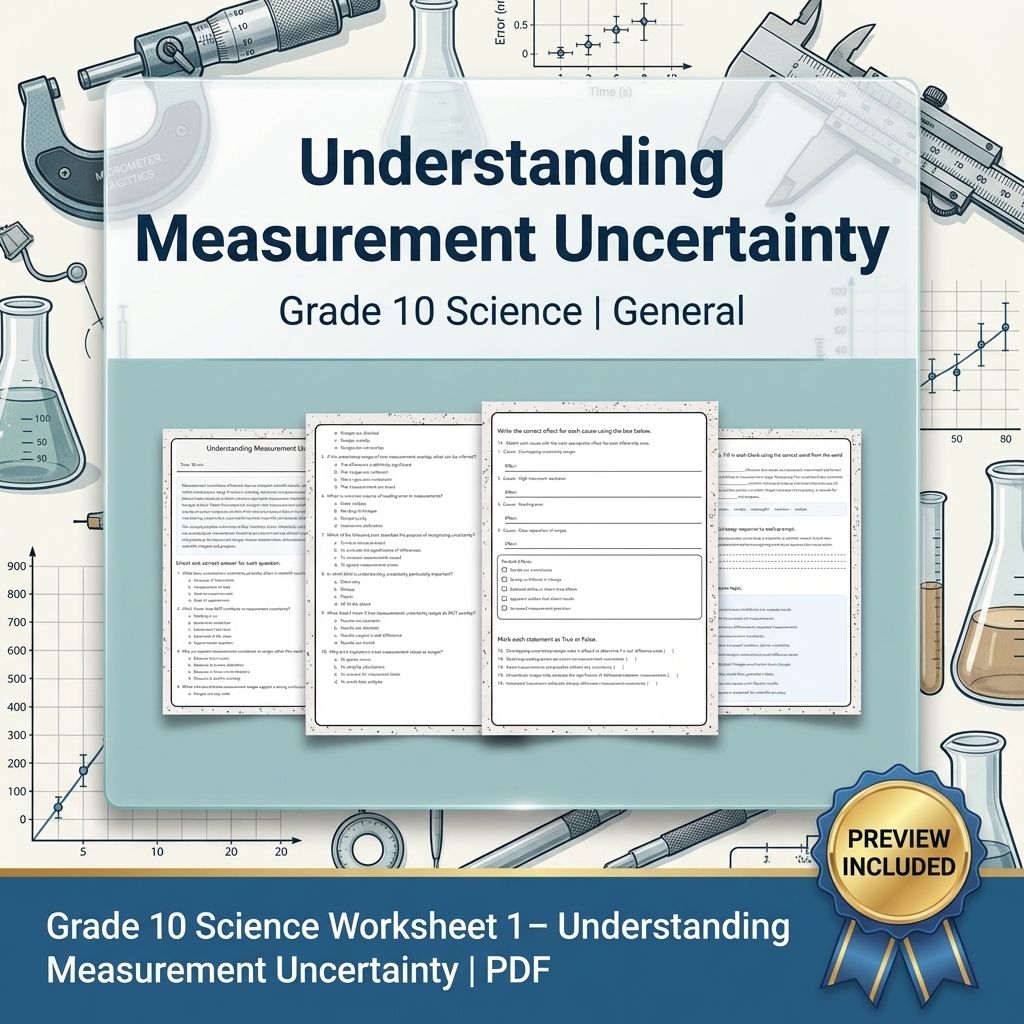 Grade 10 Science Modeling & Evidence Reasoning Full-Year Bundle | General — included worksheet 12