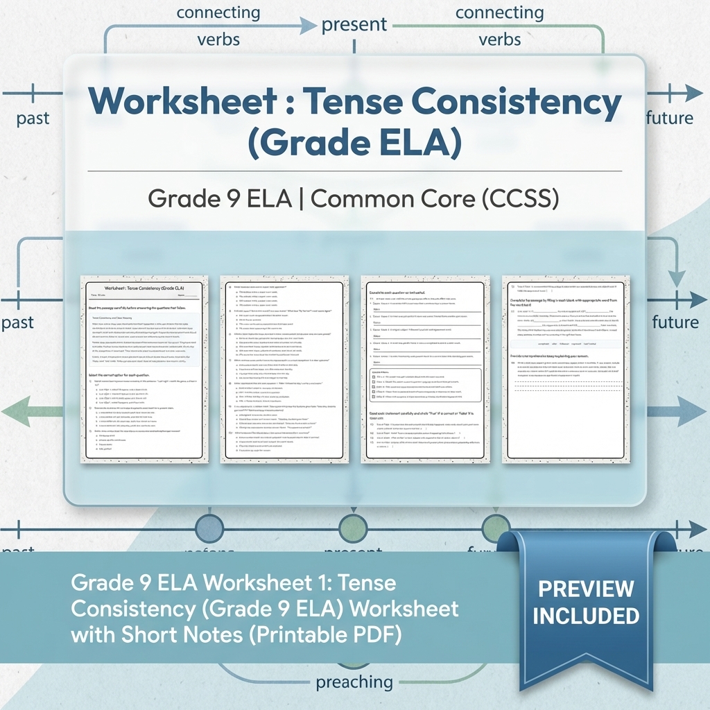 Grade 9 ELA Text Evidence, Argument, and Language Full-Year Bundle CCSS — included worksheet 12