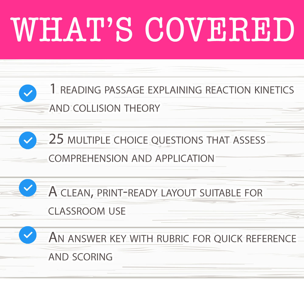 Grade 12 Science worksheet mcq paper worksheet — Grade 12 Science — Worksheet MCQ Paper for Mastering Reaction Kinetics —…