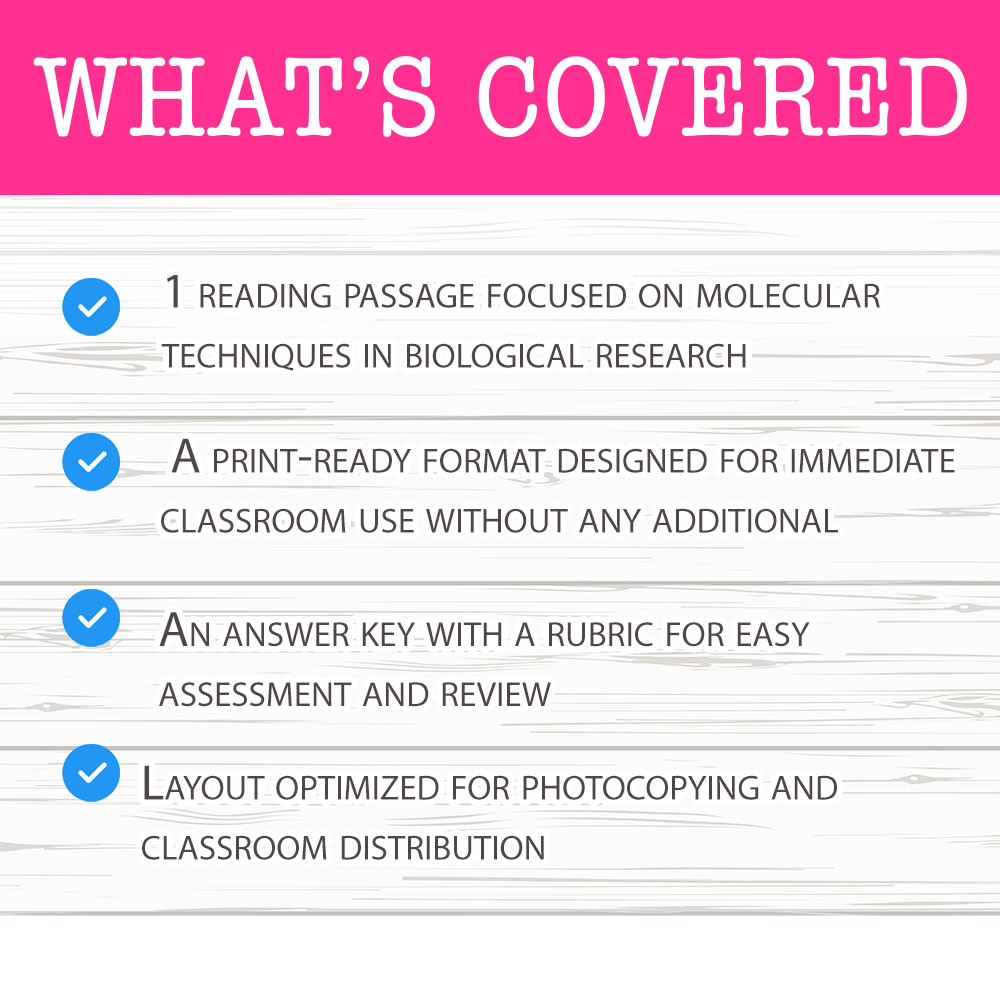 Grade 12 Science worksheet mcq paper worksheet — Grade 12 Science — Worksheet MCQ Paper for Mastering Molecular Techniques…