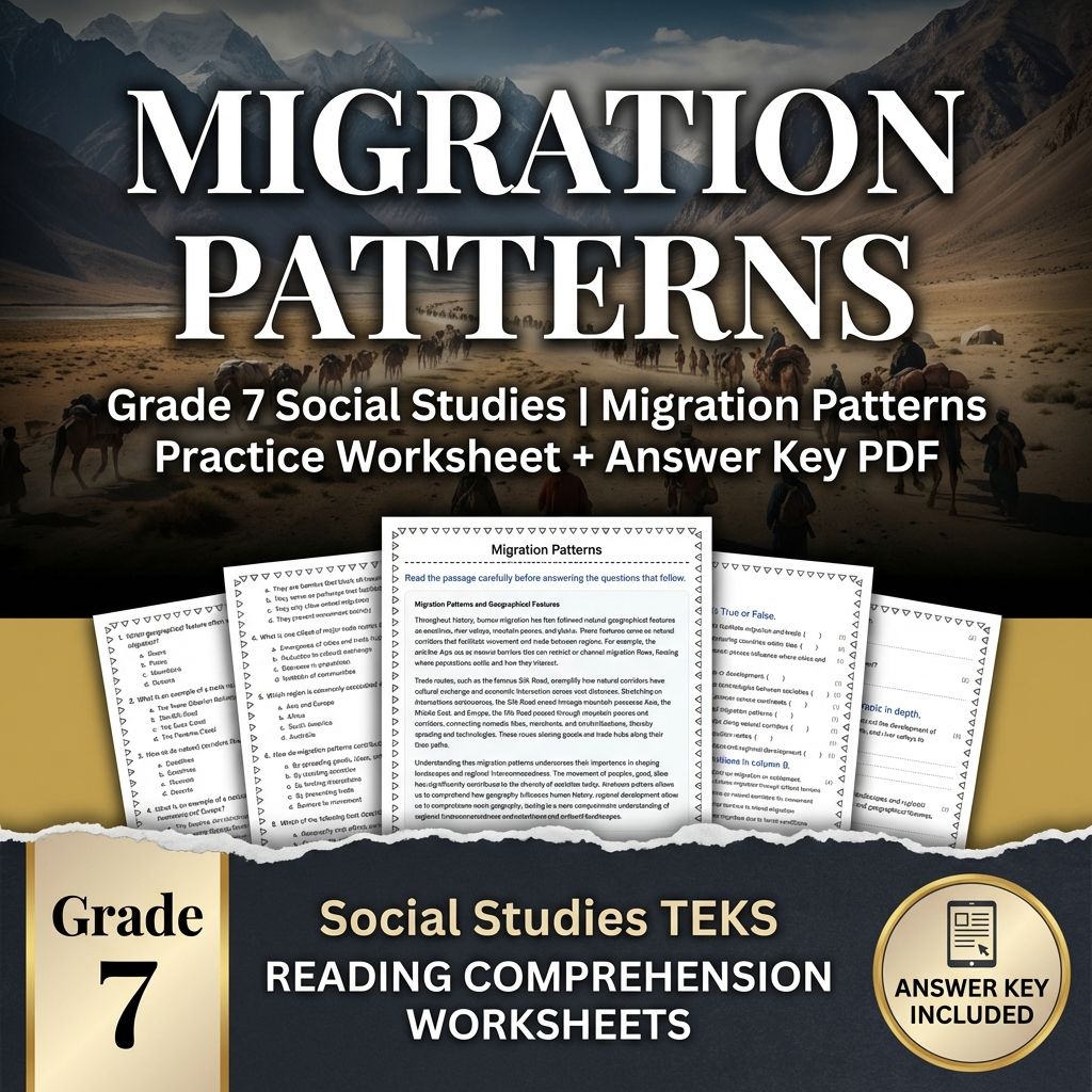 Grade 7 Social Studies Bundle | Reformation, Renaissance & Global Trade — included worksheet 10