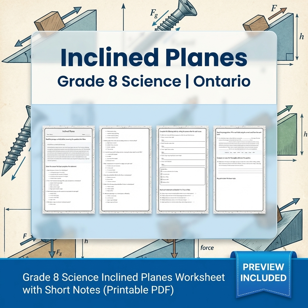 Grade 8 Science Full Year Bundle | Water Systems & Hydrostatics Curriculum — included worksheet 17