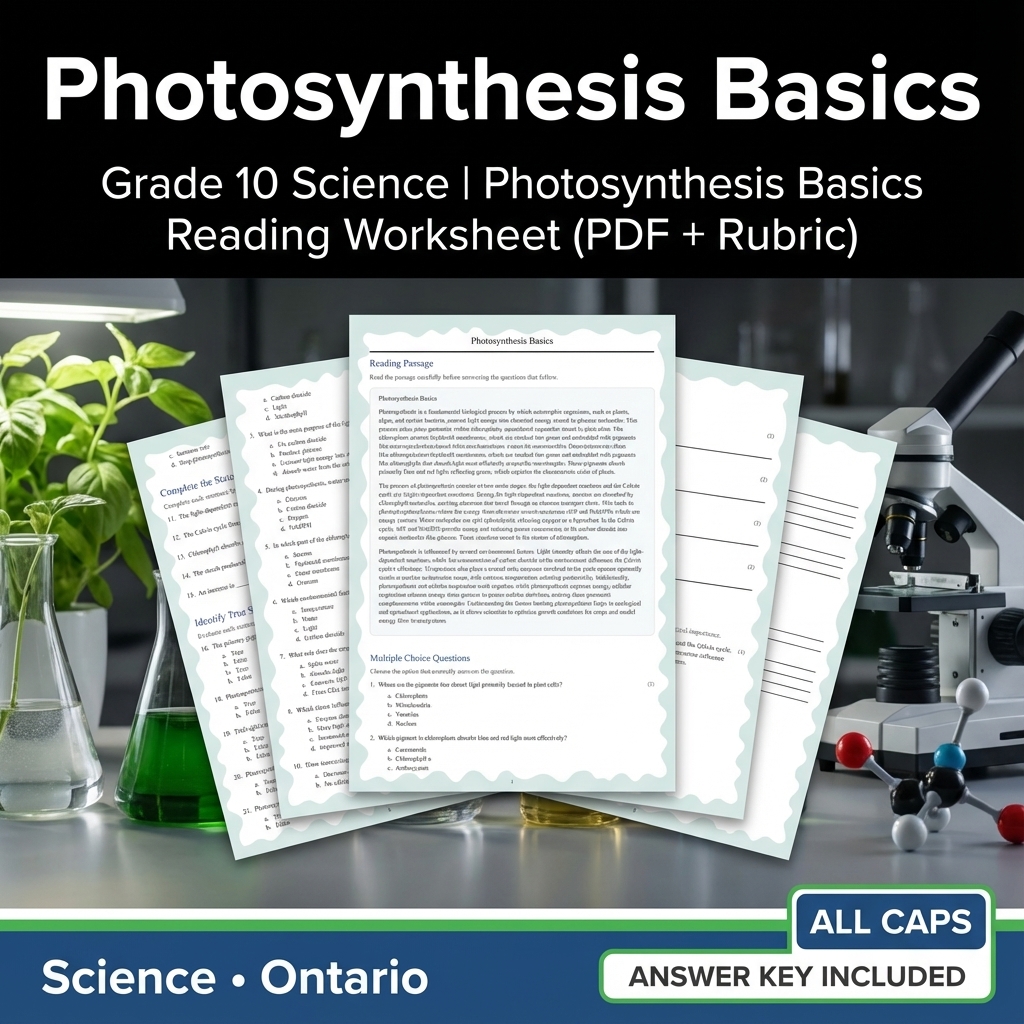 Grade 10 Science Bundle | Comprehensive Visual Data, Earth & Biology Concepts  — included worksheet 10