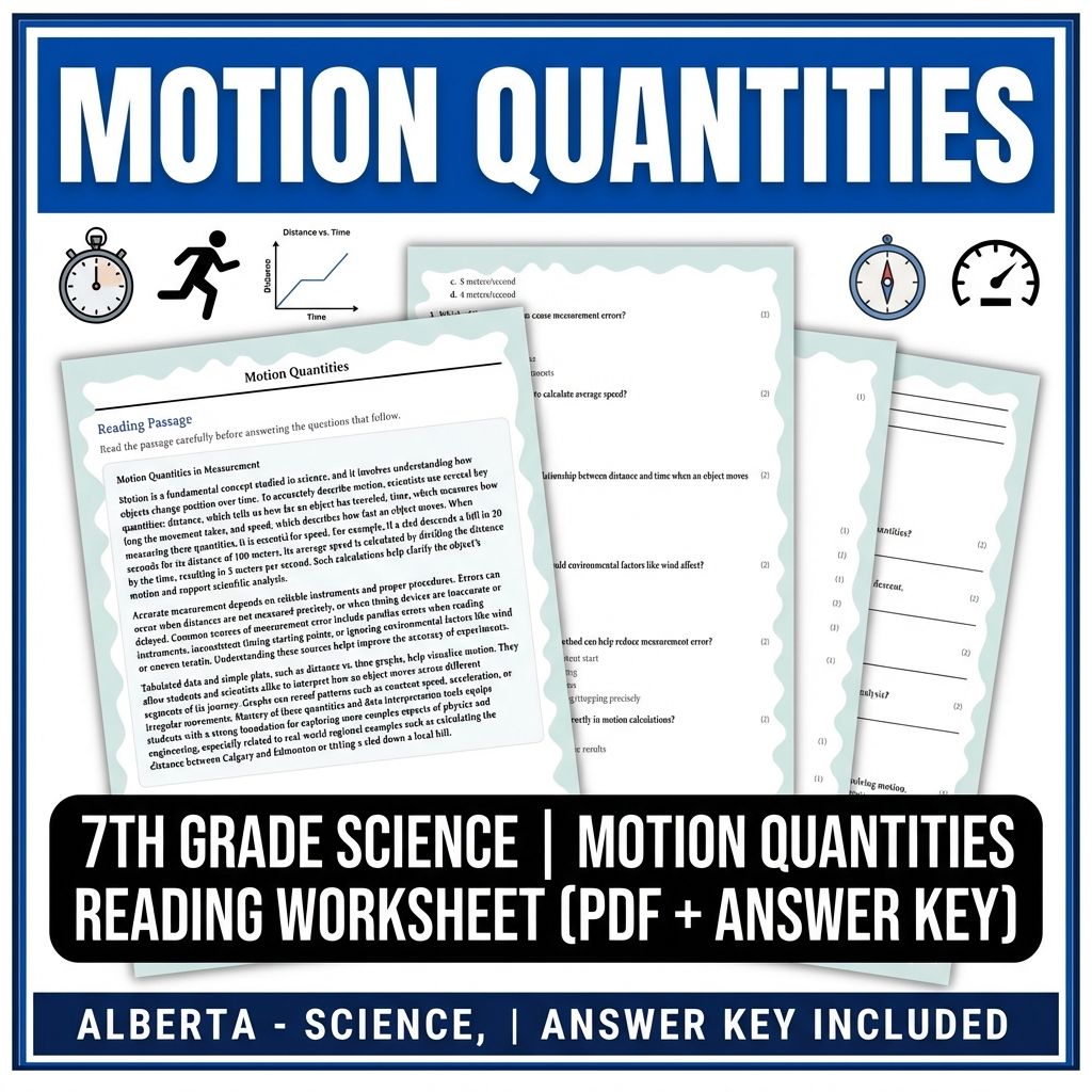 Grade 7 Science Worksheet Pack | Energy, Matter & Ecosystem Concepts — included worksheet 20