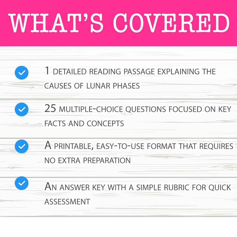 Grade 6 Science worksheet worksheet — Grade 6 Science — Phases Mechanics Worksheet for Mastering Lunar Phases — page 2