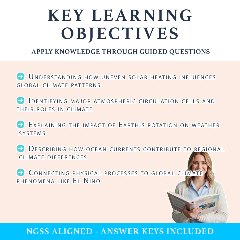 Grade 6 Science worksheet worksheet — 6th Grade Science | Climate Systems Worksheet + Answer Key – NGSS Standards — page 2