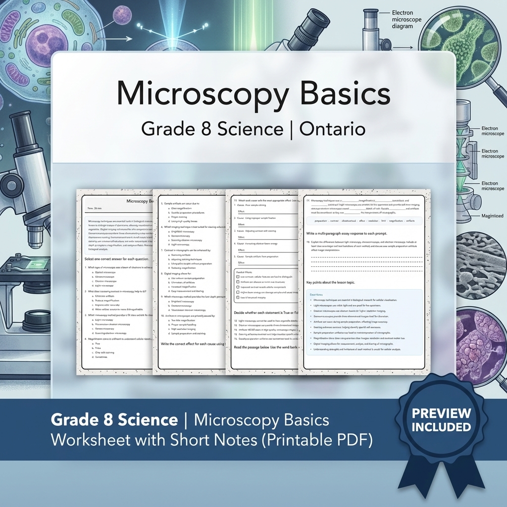 Grade 8 Science Full Year Bundle | Water Systems & Hydrostatics Curriculum — included worksheet 18