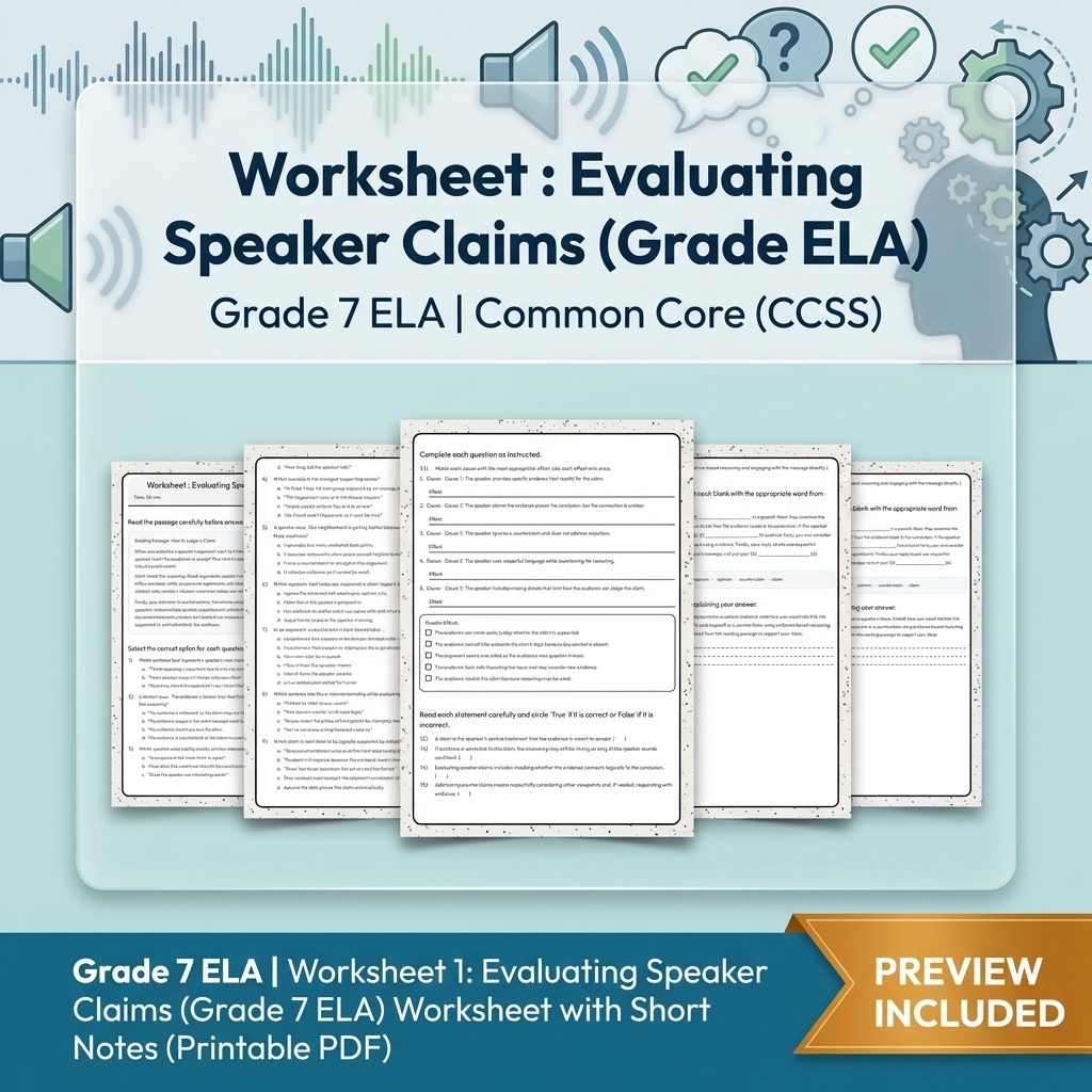 Grade 7 Writing Routinely ELA Full-Year Bundle – Common Core (CCSS) — included worksheet 11