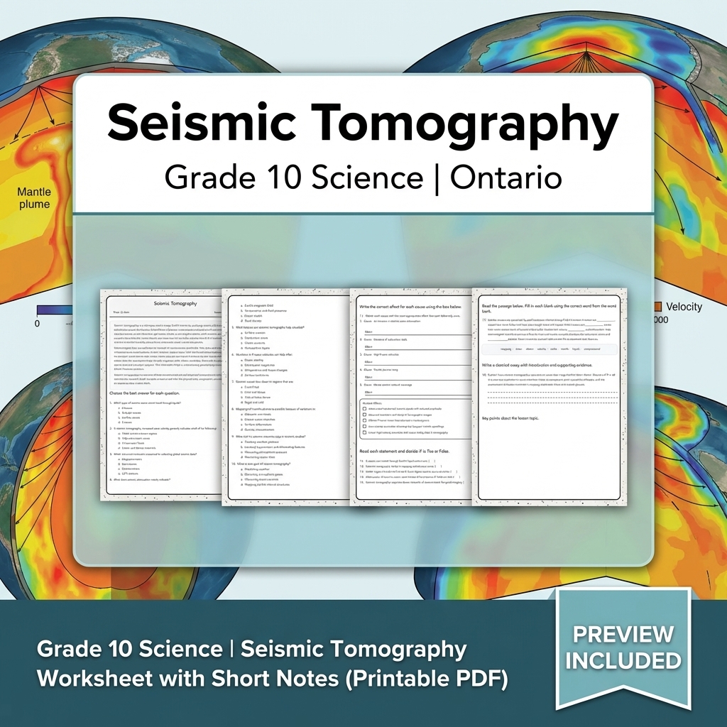 Grade 10 Science Lesson Group Bundle | Ontario Curriculum and STEM Topics — included worksheet 7