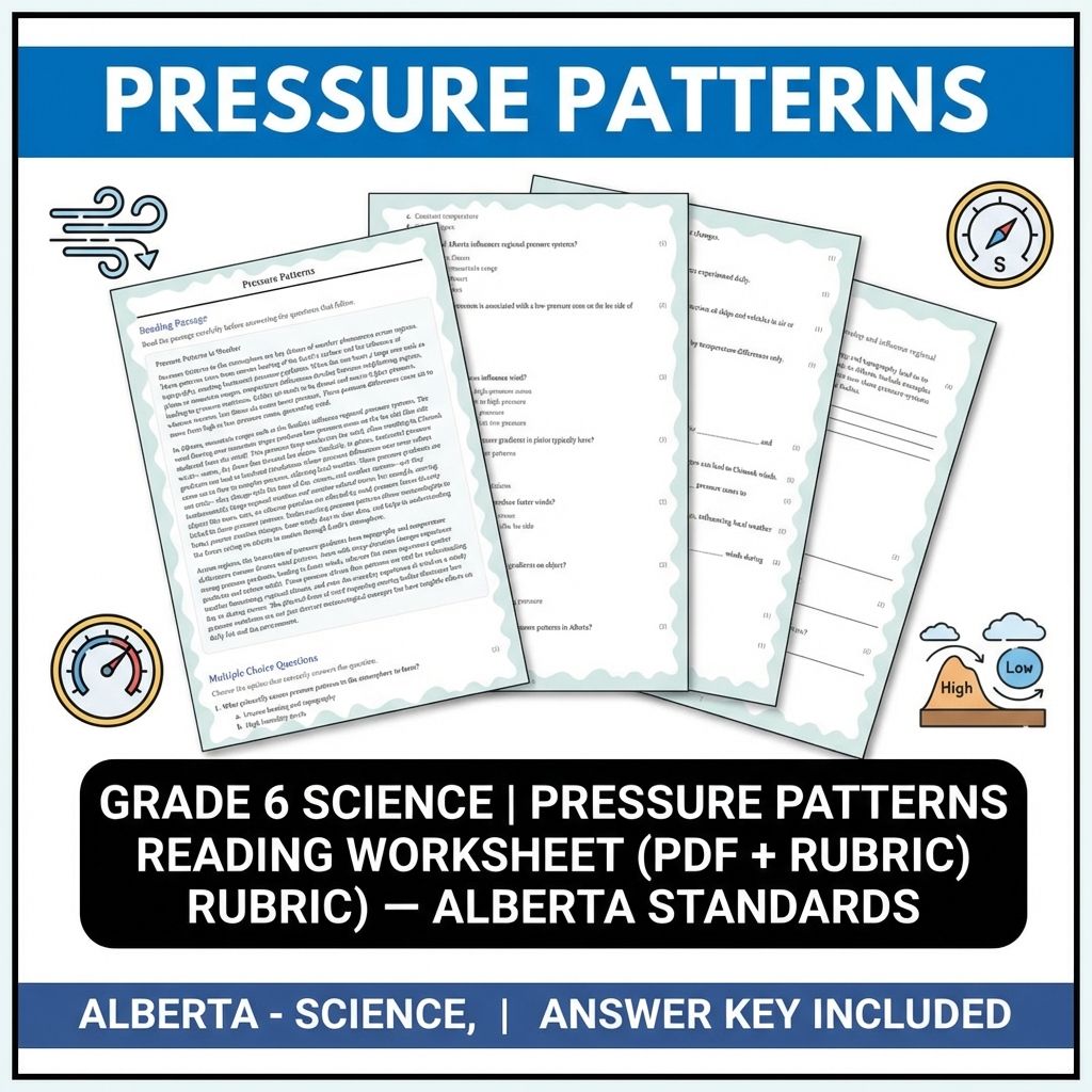 Grade 6 Science | Flight Physics & Aerodynamics UNIT Pack (Answer Keys Included) — included worksheet 8